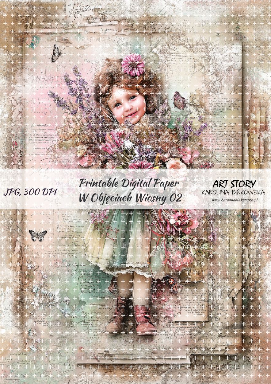 Zestaw papierów - W objęciach wiosny - DIGI - obrazek 3