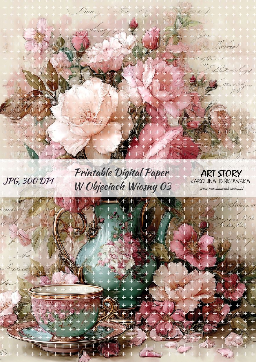 Zestaw papierów - W objęciach wiosny - DIGI - obrazek 4