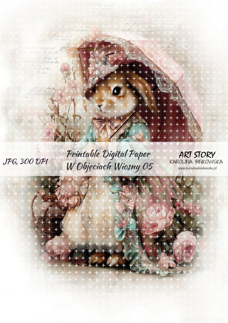 Zestaw papierów - W objęciach wiosny - DIGI - obrazek 6
