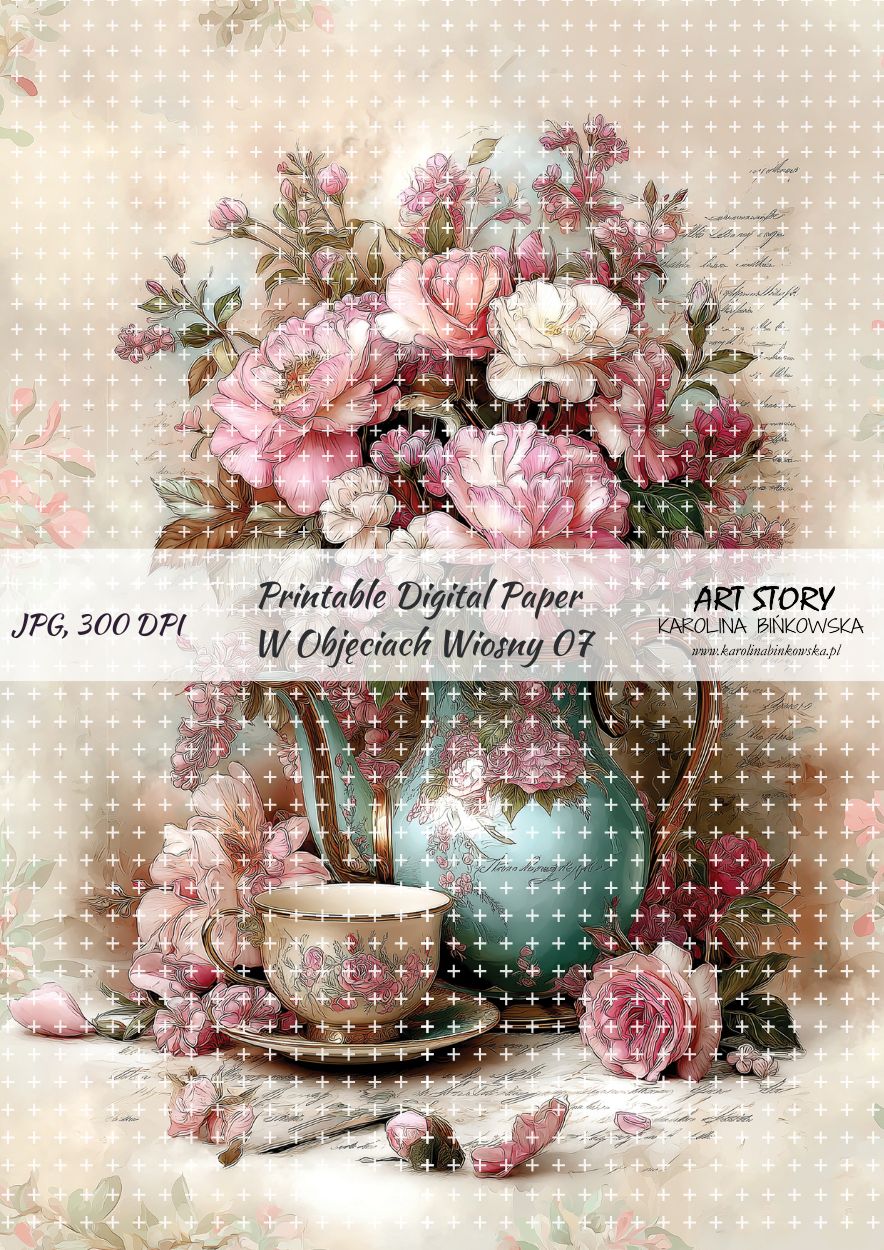 Zestaw papierów - W objęciach wiosny - DIGI - obrazek 8