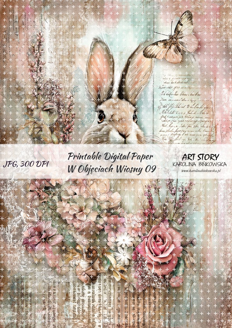 Zestaw papierów - W objęciach wiosny - DIGI - obrazek 10