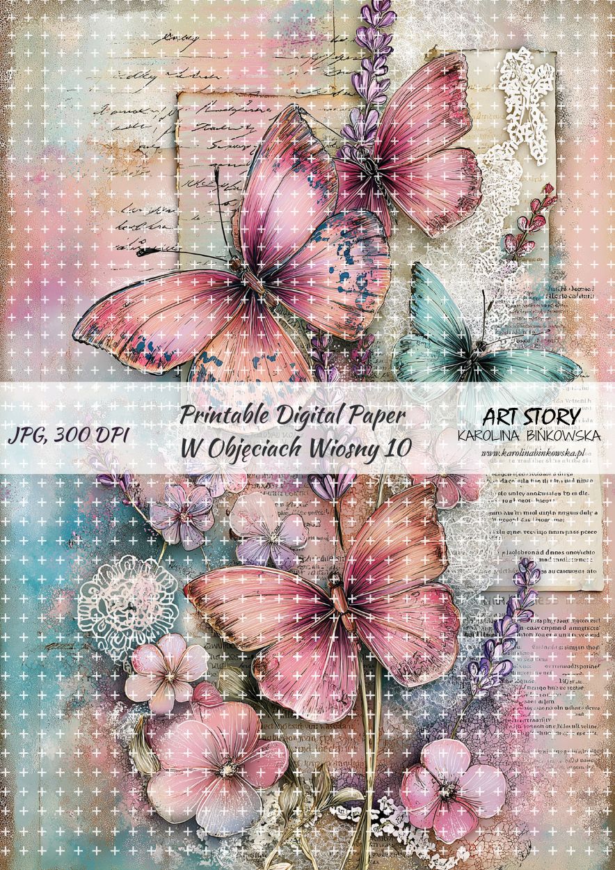 Zestaw papierów - W objęciach wiosny - DIGI - obrazek 11