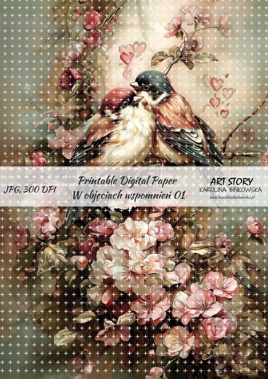 Zestaw papierów - W objęciach wspomnień - DIGI - obrazek 2