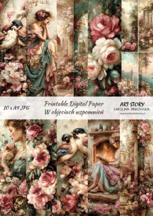 Zestaw papierów - W objęciach wspomnień  - DIGI