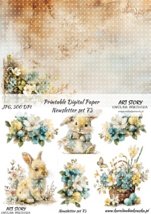 Elementy do wycinania - Newsletter set 73 - DIGI