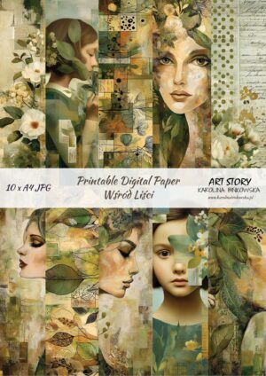 Zestaw papierów - Wśród Liści - DIGI