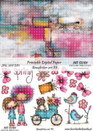 Elementy do wycinania - Newsletter set 77 - DIGI