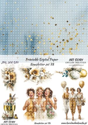 Elementy do wycinania - Newsletter set 78 - DIGI