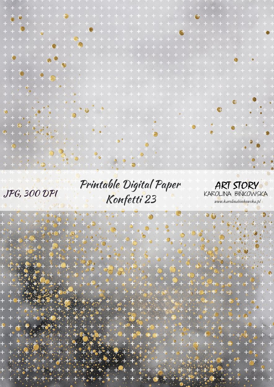 Zestaw papierów - Konfetti - 31 DIGI - obrazek 22