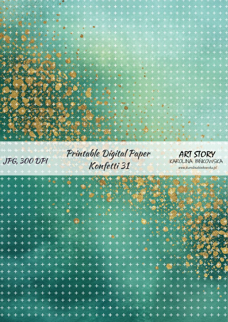 Zestaw papierów - Konfetti - 31 DIGI - obrazek 30