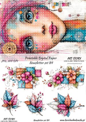 Elementy do wycinania - Newsletter set 84 - DIGI