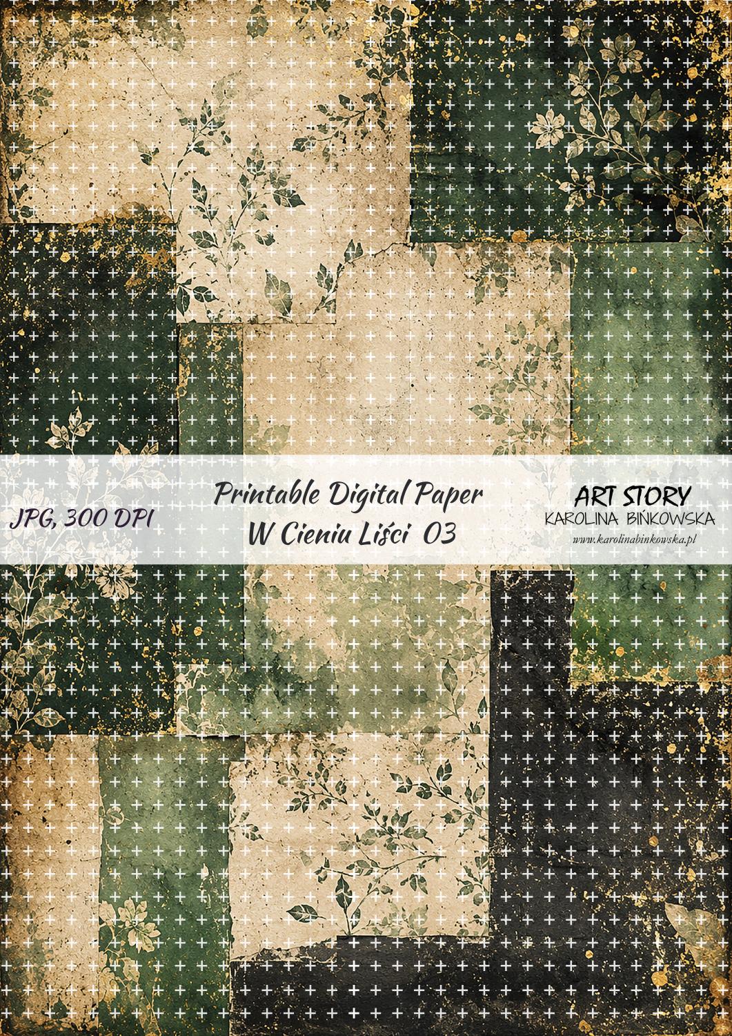 Zestaw papierów - W Cieniu Liści - DIGI - obrazek 11
