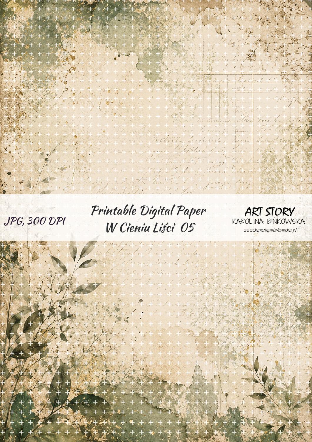 Zestaw papierów - W Cieniu Liści - DIGI - obrazek 9