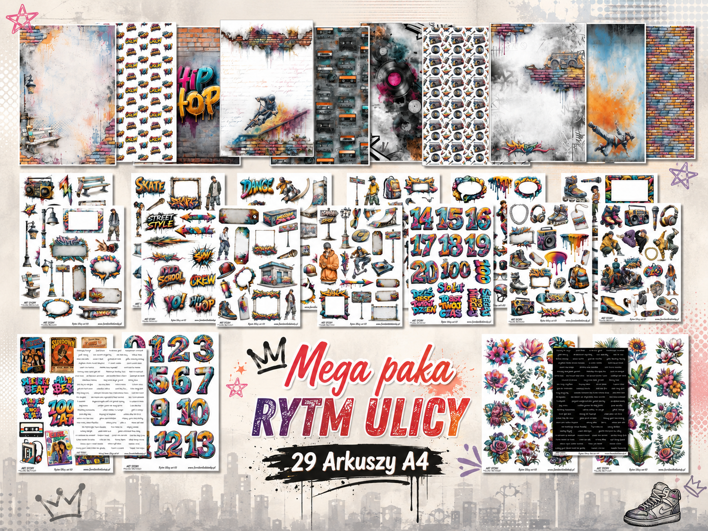 Mega Paka - Rytm Ulicy + elementy - DIGI