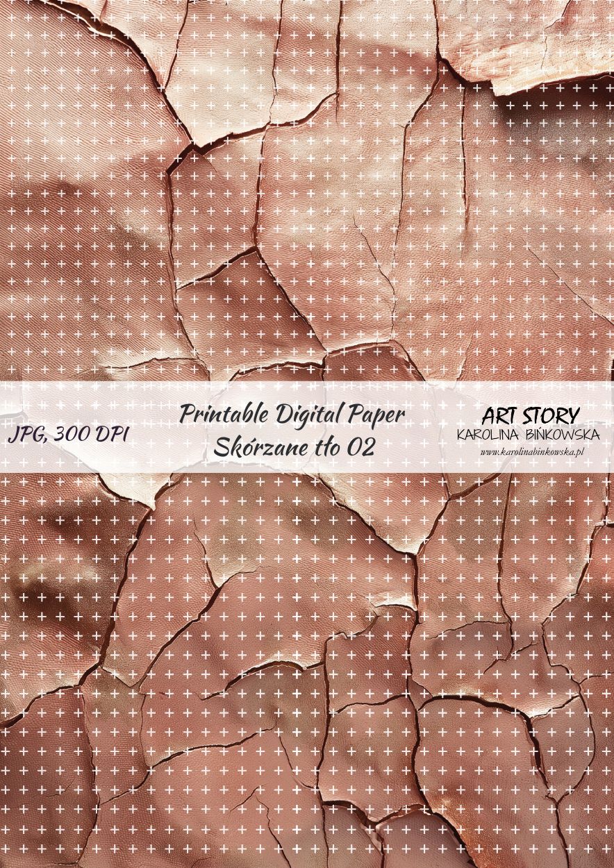 Zestaw papierów - Skórzane tła - DIGI - obrazek 10