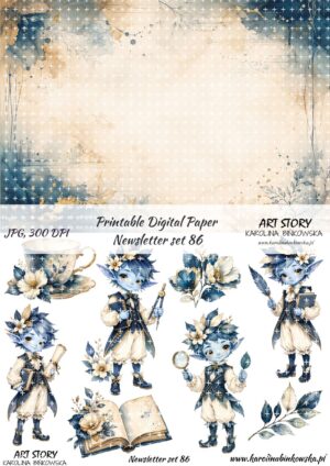 Elementy do wycinania - Newsletter set 86 - DIGI