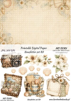 Elementy do wycinania - Newsletter set 89 - DIGI