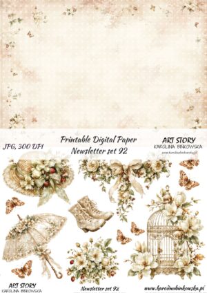 Elementy do wycinania - Newsletter set 92 - DIGI