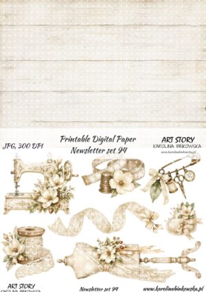 Elementy do wycinania - Newsletter set 94 - DIGI