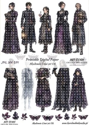 Elementy do wycinania - Akademia Cieni set 08 - DIGI