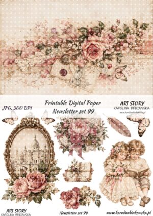 Elementy do wycinania - Newsletter set 99 - DIGI