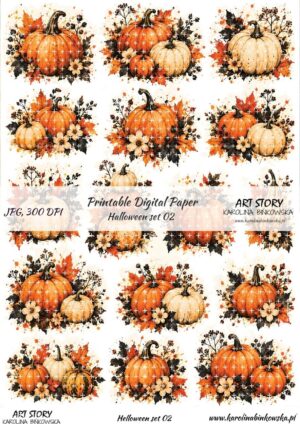 Elementy do wycinania - Halloween set 02 - DIGI