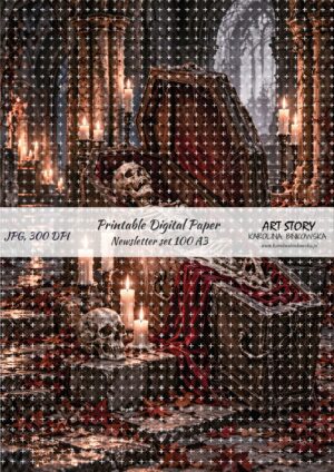 Elementy do wycinania - Newsletter set 100 A3 - DIGI